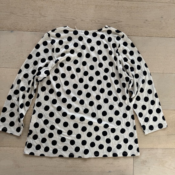 NWT GUDRUN SJÖDÉN TOP "MIKA” polka dot jersey M - Picture 2 of 7